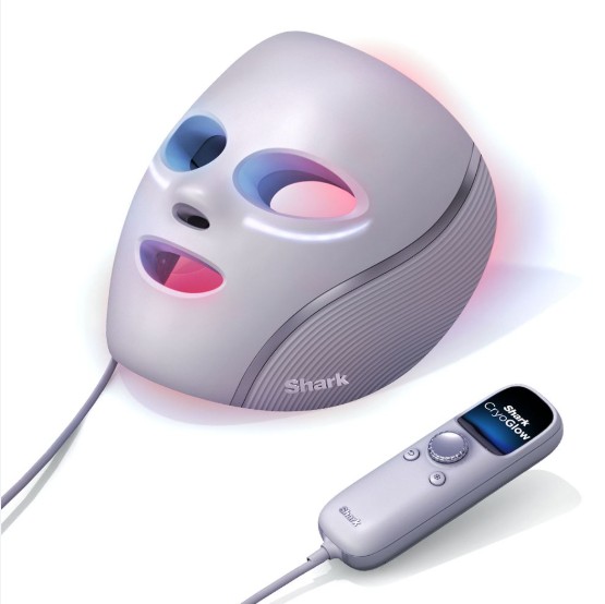 Masque LED SHARK CryoGlow avec rafraîchissement du contour des yeux Lilas